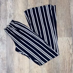 **SOLD OUT** Striped Palazzo Yoga Pants
